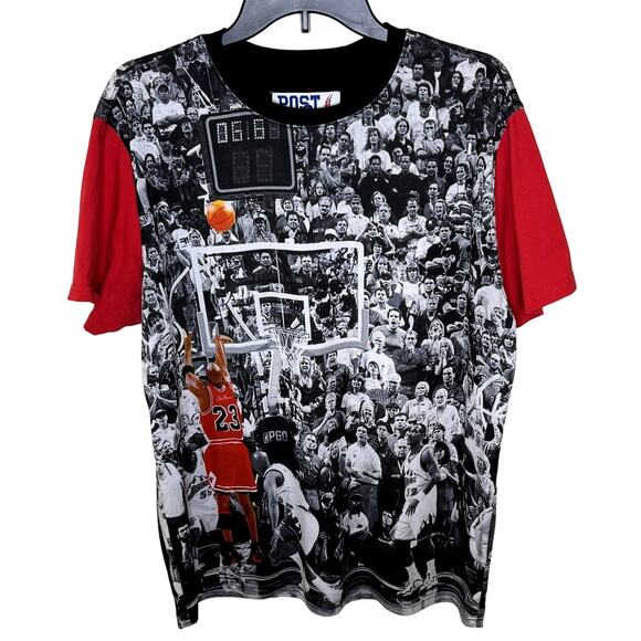 POST GAME Other - POST GAME SHORT SLEEVE JORDAN 1998 SHOT VS THE JAZZ GRAPHIC TEE SIZE LARGE